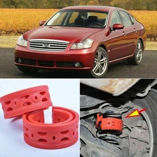2PC Rear Air Suspension Shock Bumper Spring Coil Cushion Buffer For Infiniti M45