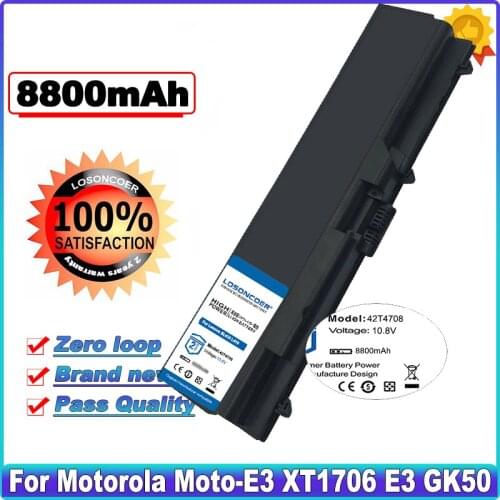 8800mAh 42T4708 Laptop Battery For Lenovo ThinkPad SL410 L410 SL510 L510 T410 T510 E40 E50 E420 L412 L420 L521 W510 T410i E520