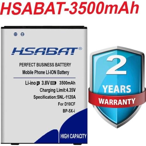 BP-5X-i original HSABAT Top Brand Battery for Highscreen Boost 2 II SE innos D10 D10CF D10C D10F 3500mAh