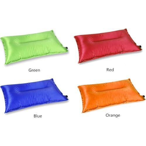 Automatic Inflatable Pillow Outdoor Camping Tent Sleeping Pillow Rectangle Beach Pillow 48x30cm