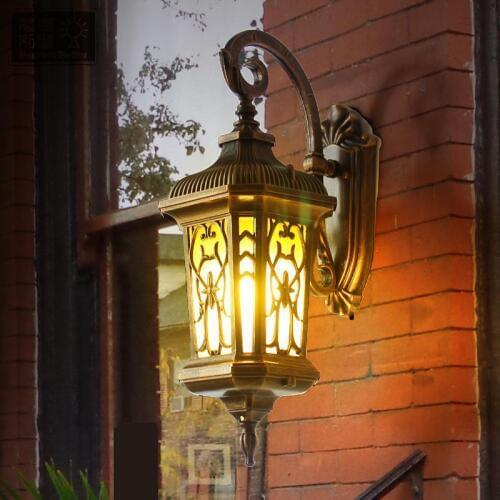 Large LED Garden Lighting Outdoor Yard Light Balcony lamp Outdoor Wall sconce pathway Wall sconce Post Light metal street Lights