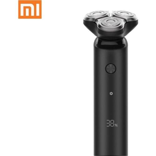 Xiaomi Mijia Electric Shaver Razor 3 Head Dry Wet Shaving Machine Beard Trimmer Washable Blade LED Digital Display Men Shaver