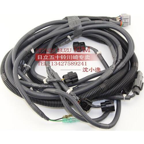 Excavator Fittings High Temperature Resistant Hydraulic Pump Wire Harness for Hitachi ZX120ZX200ZX240-3ZX330ZX360-3