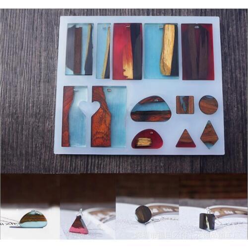 DIY jewelry tool Silicone mould Pendant Mould For Resin Real Flower DIY Mould Jewelry Making Tool resin molds for jewelry