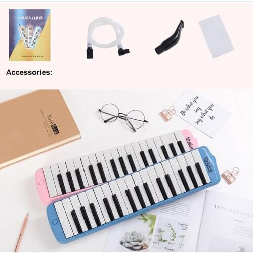 KONGSHENG 32 Keys Melodica Piano Keyboard Style w/ Hard Storage Case Mouth Organ Children Students Musical Instrument Oriolus