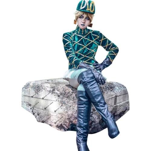 2019 JoJos Bizarre Adventure Diego Brando DIO Christmas Party Halloween Uniform Outfit Cosplay Costume Customize Any Size