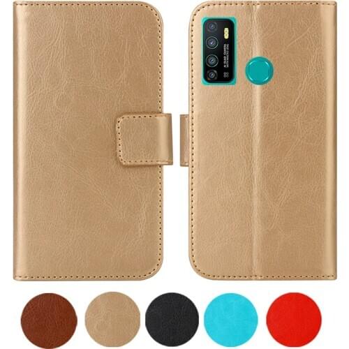 Leather Case For Infinix Hot 9 6.6" Flip Cover Wallet Coque for Infinix Hot 9 Phone Cases Fundas Etui Bags Magnetic Fashion