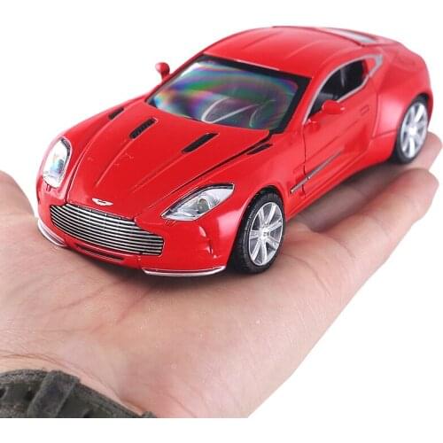 Die-Casts 1/32 Electronic Aston Martin Super Cool Car Models Alloy Static Home Decoration Simulation Cars Birthday Gift