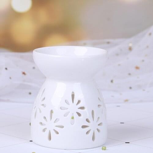 Mini Love Star areramic Aroma Lamp Hollowing Candle Furnace Essential Oil Furnace Home Furnishing Decoration