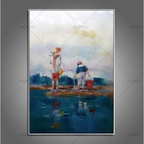 Fashion picture Handpainted Oil Painting Modern Abstract Oil Painting wall art For Living Room hotel office home Decoration