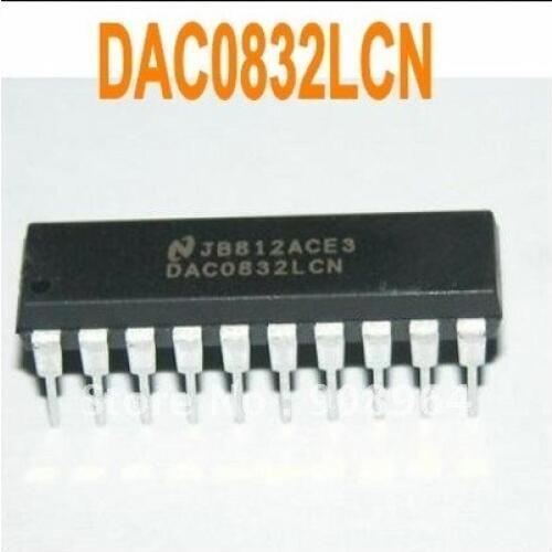 New and orignal DAC0832LCN DAC0832 8bit Dual Buffered DAC0832 D/A Converter DIP20 5PCS