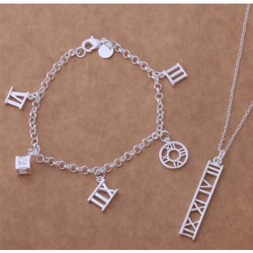 Wholesale High quality silver plated Fashion jewelry bracelet Necklace bracelet WT-113