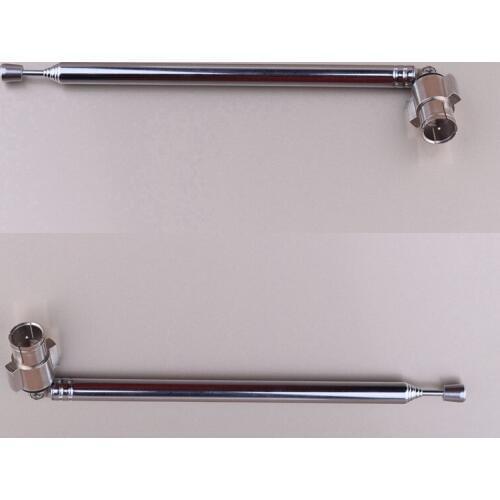 A pair F Type Coaxial Coax Telescopic FM Antenna Male interface FOR Denon YAMAHA ONKYO MARANTZ PHILIPS TEAC SONY Home Theater AV
