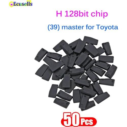 50PCS/lot Blank Car Key Transponder H (8A) Chip 128bit 39 Master P6 Unlock for Toyota Rav4 Camry Corolla Highlander Sienna