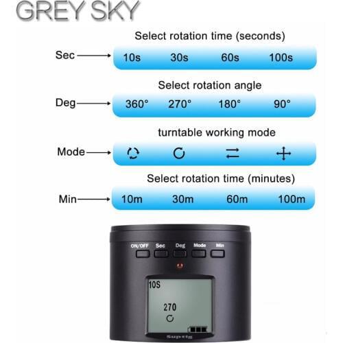 Suptig 360 Degrees Rotating Adjustable Time Lapse Stabilizer +Tripod adapter For Gopro Hero2018 hero6 5 4 3 For xiaomiYI SJ EKEN