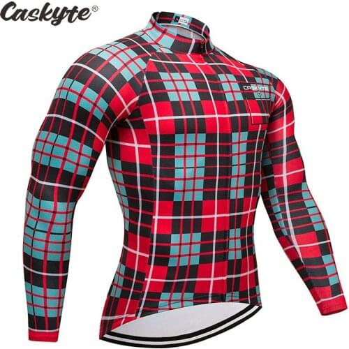 Long Sleeve CASKYTE Cycling Shirt,Blouses Womens Clothing Free Shipping Summer 2021 Bike Clothes Mtb Uniform Ms Jersey