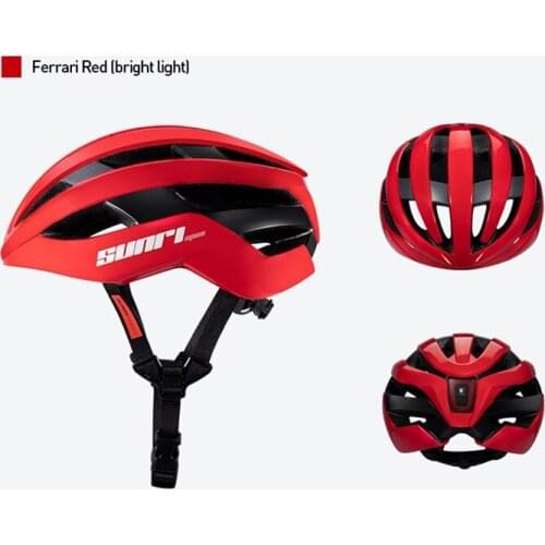 SUNRIMOON Adult Mens And Womens With LED light Bicycle Helmet TS-99 Mountain/Road Bicycle Comprehensive Helmet