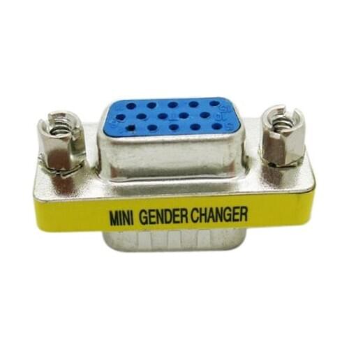 Adapter connector VGA DB15 15 Pin Male Female VGA SVGA Converter Gender