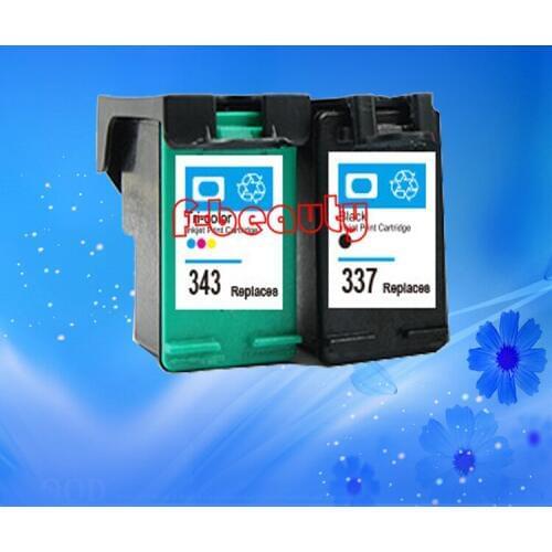 High quality 343 337 ink cartridge compatible for HP 5940 6940 6980 D4160 6310 6315 2575 8050 4180 D5160