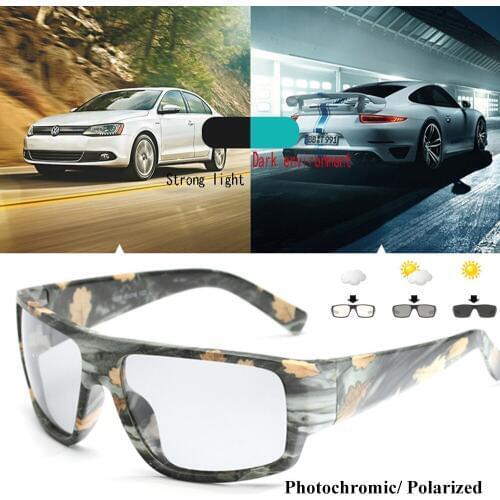 WBL New Men Photochromic Sunglasses Outdoor Driving Fishing HD Polarized Sun glasses Chameleon Discoloration Sunglasses