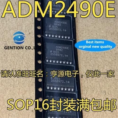 2Pcs ADM2490 ADM2490EBRWZ ADM2490E SOP-16 Isolated type RS-485 Transceiver chip in stock 100% new and original