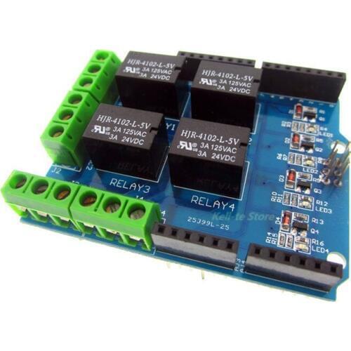 4 channel 5v relay shield module, Four channel relay control board relay expansion board for UNO R3 mega 2560