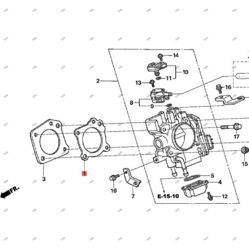 Car Throttle Seal Throttle rubber ring Throttle body gasket hon dac rv Throttle intake manifold gasket Throttle seal