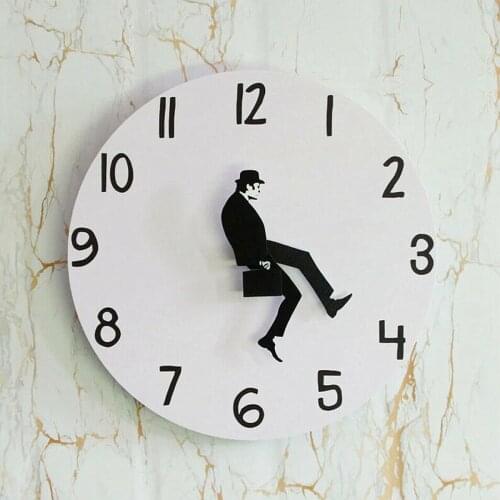 Comedian Home Decor British Comedy Silent Ministry Of Silly Walk Wall Clock Gift