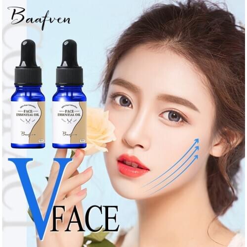 Hot Essential Oils Rapid Firming Lifting Face Essence Oil Massage Anti Wrinkle Anti-Aging Powerful V Shape Facial Skin Care