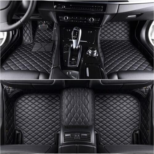Custom 5 Seat Car Floor Mats for bmw 2 Series 220i 228i xDrive 230i xDrive 235i Active Tourer f45 F23 Coupe F22 F87 car mats
