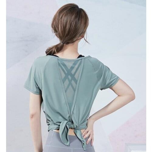 Yoga Crop Top Sportswear Womens Spring Summer Yoga Jacket Long Sleeve Top Deportivo Mujer Camisetas