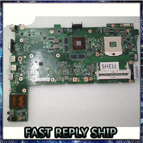 SHELI For ASUS N73SV Motherboard with N12P-GS-A1 GT540 3 RAM Slots