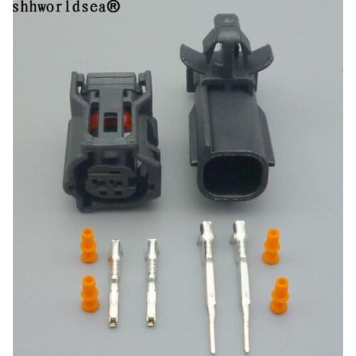 Worldgolden 2p 0.6mm male female 6188-4797 6189-4979 Lid Switch Hood Lock Speed Plug 12416 90980-12416 For SUBARU Toyota Honda