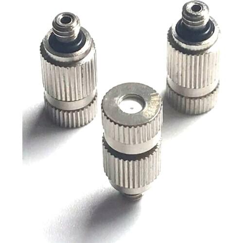 High Pressure Misting Nozzle, 3/16"Male Thread High Quality Anti Drip Fogging Sprayers for Outdoor Misting Cooling System