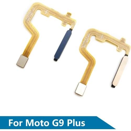 New FingerPrint Home Button Touch ID Sensor Flex Cable For Moto G9 Plus Replacement Parts