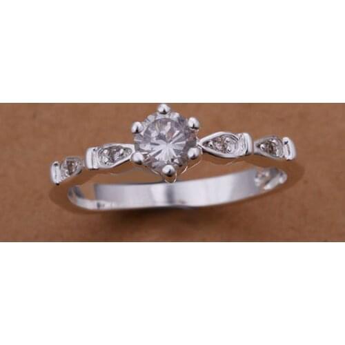 Wholesale Silver plated ring, fashion Jewelry, Austria Crystal Fashion Ring SMTR183