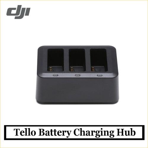 Original DJI Tello Battery Charging Hub accommodate up to three Tello Flight Batteries at the same time in stock