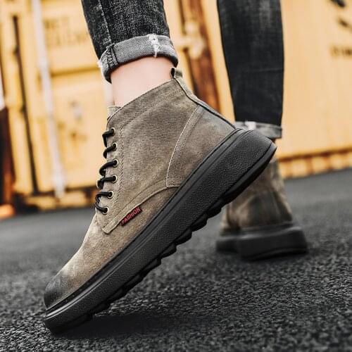 Hot Men Snow Boots Winter Warm Outdoor Snow Walking Ankle Boots 2021Fashion Male Comfortable Warm Casual Winter Basic Boots