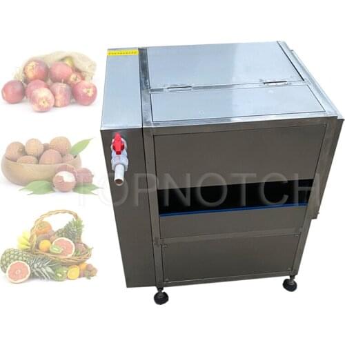 Industrial Automatic Sweet Potato Carrot Taro Brush Washing Peeling Machine For Catering Services