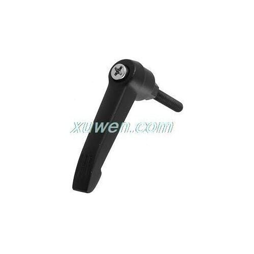 1pcs 25mm Length M5 Threaded Metal Adjustable Handle Lever Black