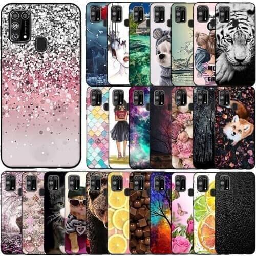 Silicone Case For Samsung Galaxy M31 Case Soft Tpu Phone Shell Cover For Samsung M31 Fundas Coque Etui Bumper Protective Cover