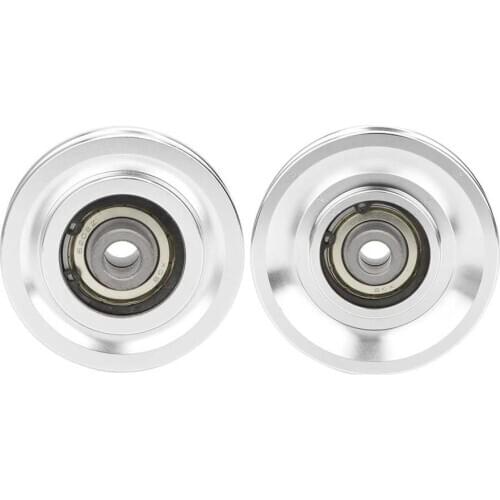 Universal External 70/80mm Bearing Pulley Wheel Cable Aluminium Alloy Pulley Fitness Strength Training Exercise Equipment Part