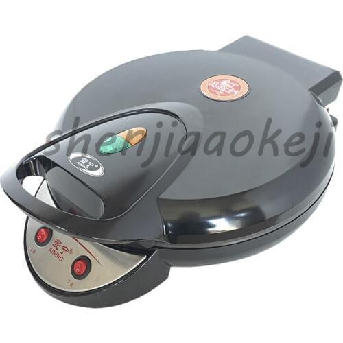 35CM large electric double-sided pancake machine AN-6135A household heating pancake pan cake machine waffle machine 220v 1350w