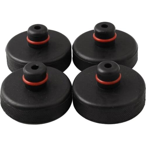 4PCS Car Rubber Jack Pad Adapter Auto Repair Tool Frame Protector Lifting Wear Resistant Support Chassis For Tesla Model 3 S X