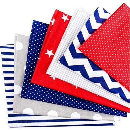 7PCS DIY Fabric Face Cover Material DIY Self-Made Face Cover Material Set printed cotton fabric quilting fabric sewing material