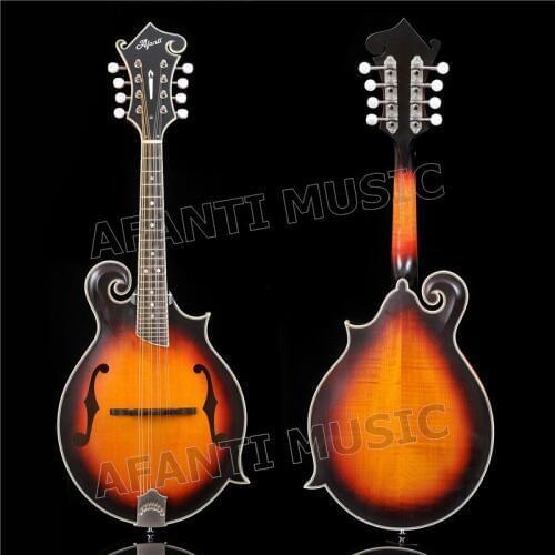 Afanti Solid Spruce top / Solid Flamed Maple Back & Sides / Afanti F Mandolin (AMD-720)