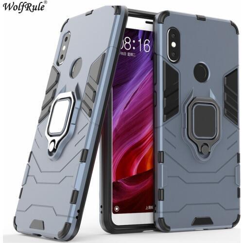 Car Phone Holder Magnetic Case For Xiaomi Redmi Note 5 Case PC 3 In1 Finger Ring Stand Cover For Xiaomi Redmi Note 5 Note 5 Pro