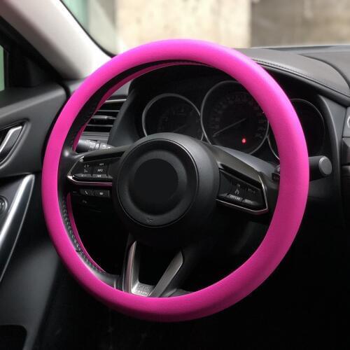 Car Silicone Steering Wheel Cover For Benz A B C E S G GLE GLC CL CLK CLS GL GLK R SL SLK class W211 W221 W220 W163 W164 W203