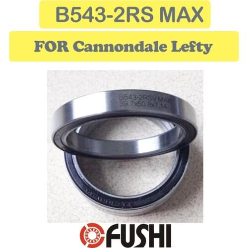 B543-2RS MAX Bearing 39.7*50.8*7.14 mm 1PC For Cannondale Lefty Full Balls Bicycle Headset B543 397508 2RS Ball Bearings