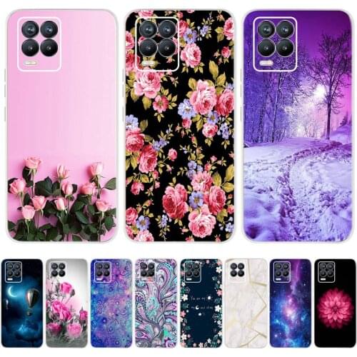 For Oppo Realme 8 Pro Case Cute Painted TPU Silicone Shockproof Soft Back Phone Cover For Realme 8 Pro RMX3081 6.4" Case Realme8